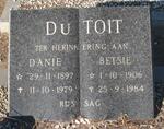 TOIT Danie, du 1897-1979 & Betsie 1906-1984