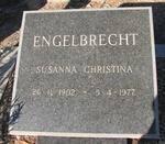 ENGELBRECHT Susanna Christina 1902-1977
