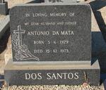 SANTOS Antonio da Mata, dos 1929-1973