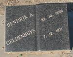 GELDENHUYS Hendrik A. 1898-1971