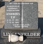 LINGENFELDER Andries T.P. 1921-2003