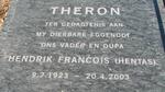 THERON Hendrik Francois 1923-2003