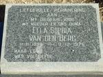 BERG Ella Sophia, van den 1894-1975