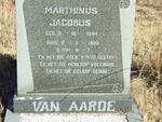 AARDE Marthinus Jacobus, van 1944-1980