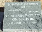 BERG Hester Maria Magdalena, van den 1904-1990