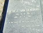 RENSBURG Freya J. van 1917-1983
