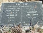 TROLLIP Jacobus Hendrik 1920-1985 & Johanna Christina 1919-