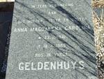 GELDENHUYS Anna Magdalena Carolina 1941-1985