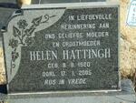 HATTINGH Helen 1920-2005