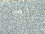 KRIEL Marie  1942-1989