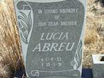 ABREU Lucia 1953-1991
