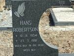 ROBERTSON Hans 1954-1991