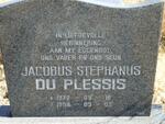 PLESSIS Jacobus Stephanus, du 1972-1994