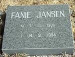 JANSEN Fanie 1936-1994