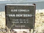 BERG Elsie Cornelia, van den 1914-1994