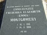 MONTGOMERY Emmarenzee Frederika Elizabeth 1916-1994