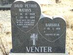 VENTER David Petrus Mathys 1949-1994 & Barbara 1939-