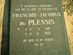 PLESSIS Francois Jacobus, du 1915-2003 & Anna Aletha 1922-1988