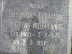 NIEUWENHUIS Johannes Jacobus 1868-1957 & Susanna Dorathea Aletta NELL 1876-1957
