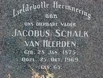 HEERDEN Jacobus Schalk, van 1875-1969