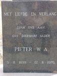 CLAASSEN Pieter W.A. 1899-1975