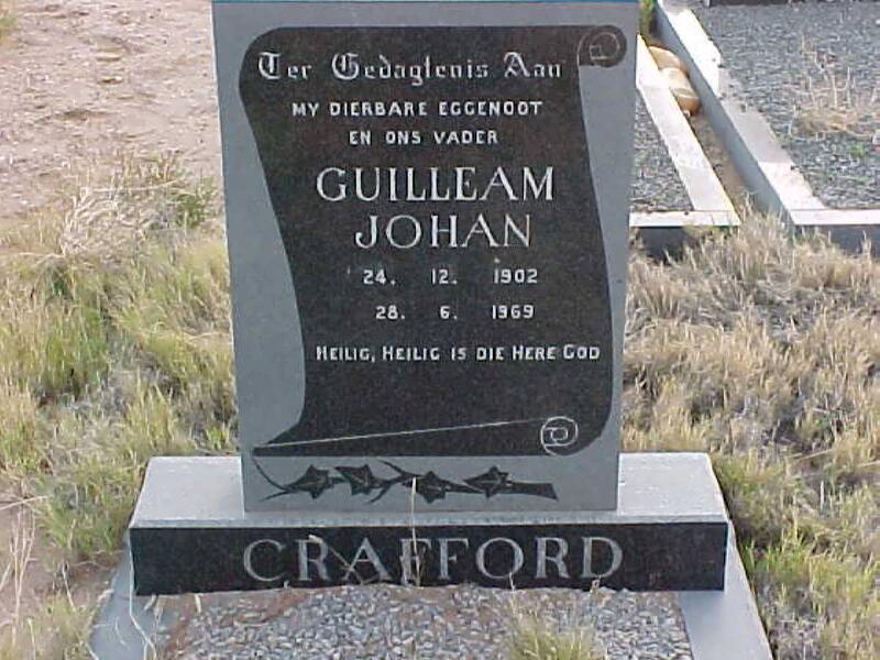 CRAFFORD Guilleam Johan 1902-1969