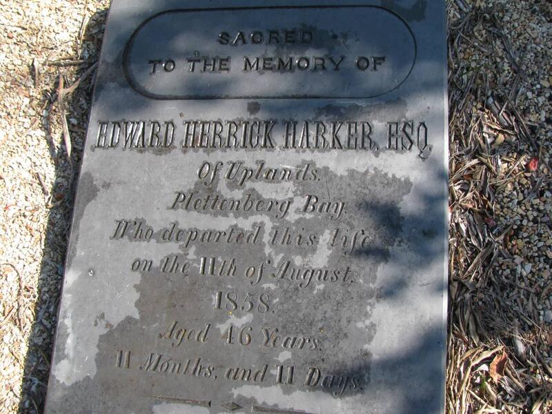 HARKER Edward Herrick -1858