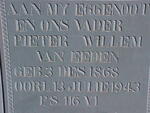 EEDEN Pieter Willem, van 1868-1943