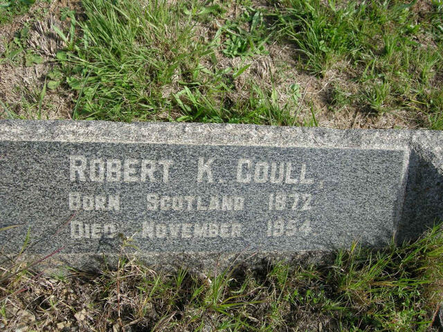 COULL Robert K. 1872-1954