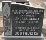 OOSTHUIZEN Hendrik Johannes 1909-1980 & Engela Maria 1907-1996 