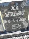 KLASHORST Johan, van der 1951-2006