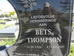 THOMPSON Bets 1956-2005