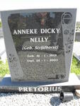 PRETORIUS Anneke Dicky Nelly nee STRIJDHORST 1959-2003