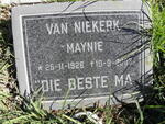 NIEKERK Maynie, van 1926-2003