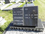 ESTERHUYZEN Johanna Cornelia nee SNYMAN 1908-2001