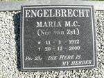 ENGELBRECHT Maria M.C. nee VAN ZYL 1912-2000