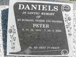 DANIELS Peter 1941-2004