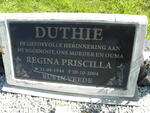 DUTHIE Regina Priscilla 1944-2004