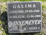 KANNEMEYER Galima 1940-2000