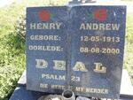 DEAL Henry Andrew 1913-2000
