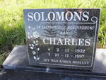 SOLOMONS Charles 1932-1997