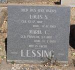LESSING Louis S. 1882-1960 & Maria C. PRINSLOO 1893-1958