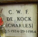 KOCK C.W.F., de 1924-1984