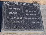 KOCK Jacobus Daniel, de 1956-2004
