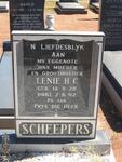 SCHEEPERS Lenie H.C. 1928-1992