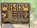 MPHO Ndlovu 1983-2010