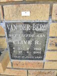 BERG Clive R., van der 1952-2005