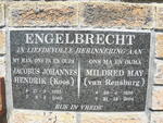 ENGELBRECHT Jacobus Johannes Hendrik 1925-2003 & Mildred May VAN RENSBURG 1926-2004