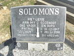 SOLOMONS Patric 1947-2008