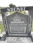 NDEMBE Emily Nomanina 1948-2008